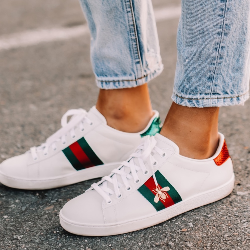 Gucci Women’s Ace Leather Sneaker